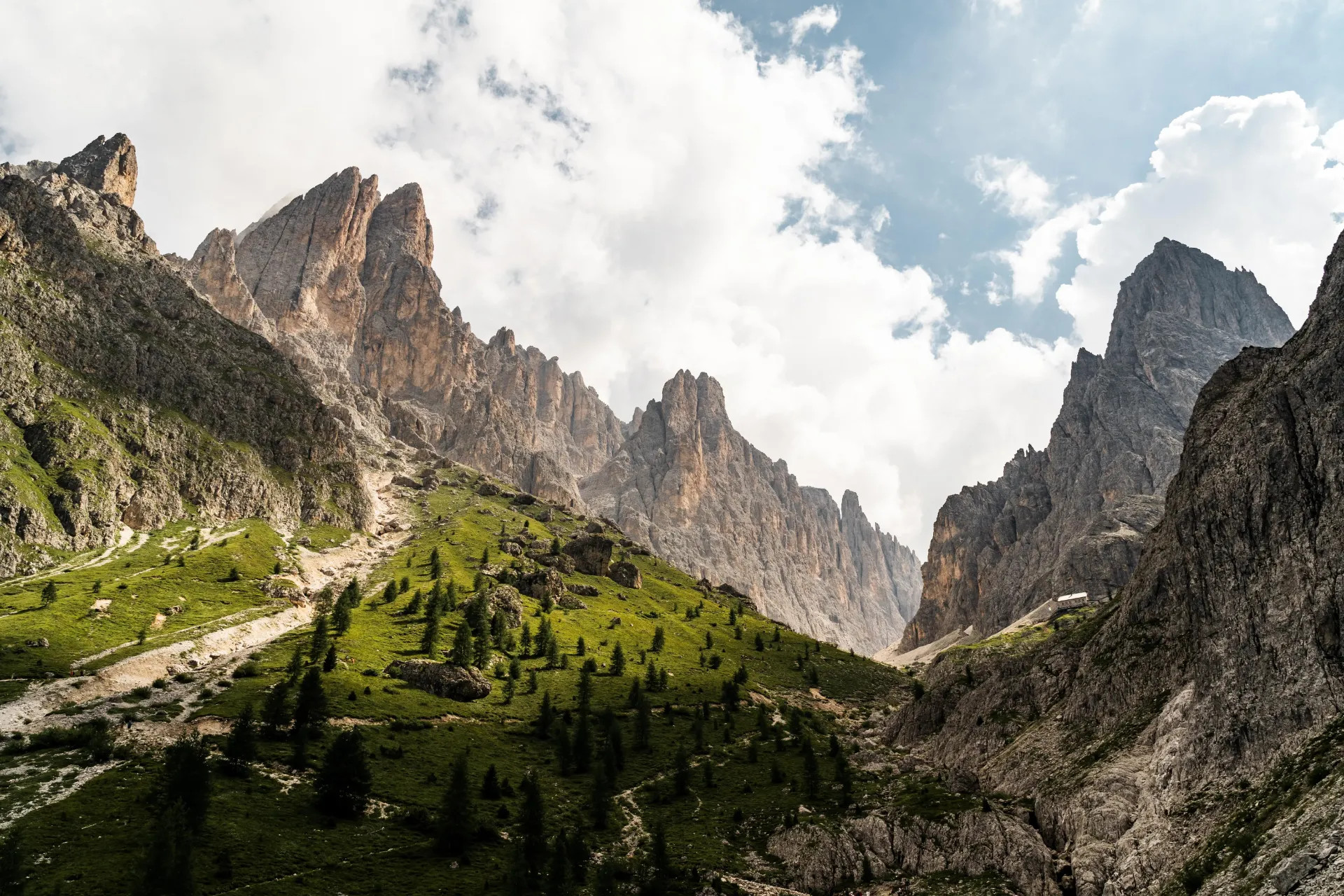 Langkofel, Dolomiti, Italia